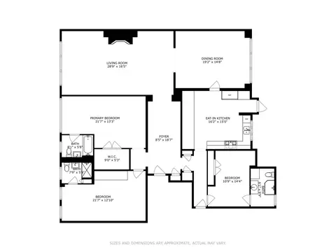 Floorplan - 230 E Delaware Pl #2W, Chicago, IL 60611 photo 1 of 1