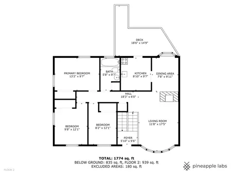 Floorplan - 1010 Elm St, Wheaton, IL 60189 photo 1 of 2