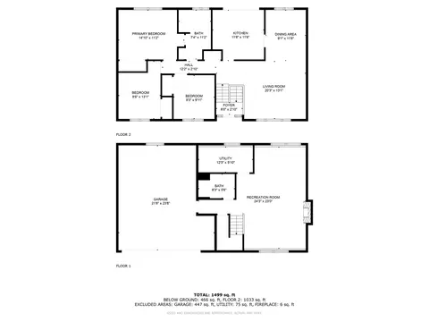 Floorplan - 1147 Windsor Dr, Wheaton, IL 60189 photo 1 of 3
