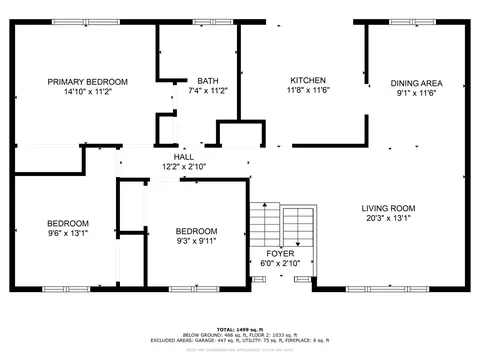 Floorplan - 1147 Windsor Dr, Wheaton, IL 60189 photo 3 of 3