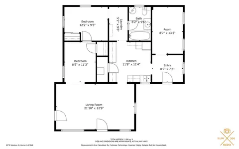 Floorplan - 207 E Madison St, Homer, IL 61849 photo 1 of 1