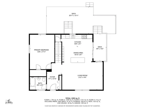 Floorplan - 47 Central Ave, Roselle, IL 60172 photo 1 of 3