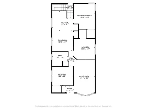 Floorplan - 7413 S Thomas Ave, Bridgeview, IL 60455 photo 2 of 2