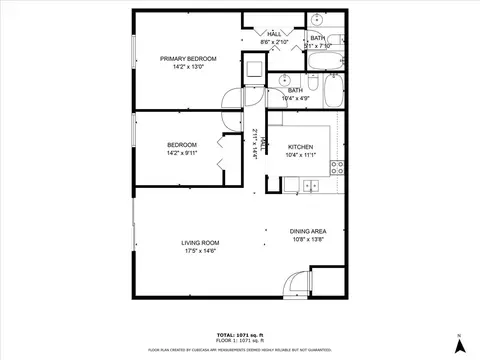 Floorplan - 4704 Euclid Ave #1A, Rolling Meadows, IL 60008 photo 1 of 1