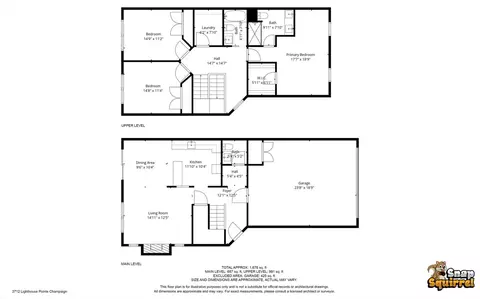 Floorplan - 3712 Lighthouse Pointe Pt, Champaign, IL 61822 photo 1 of 1