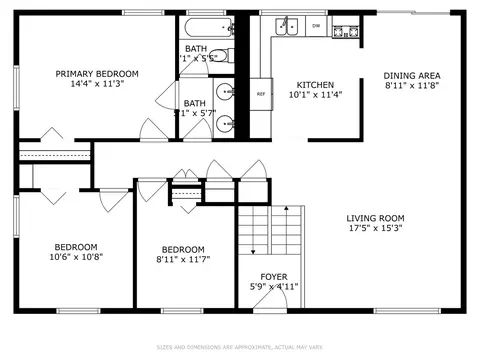 Floorplan - 1096 Valley Stream Dr, Wheeling, IL 60090 photo 2 of 3
