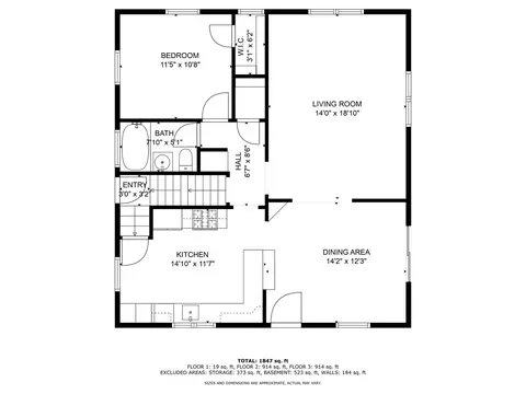 Floorplan - 13459 N Tower Rd N, Lee, IL 60530 photo 1 of 4
