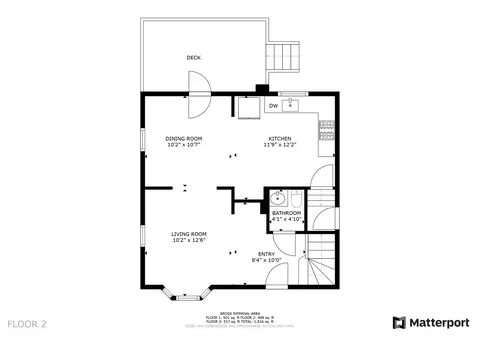 Floorplan - 7601 S Artesian Ave, Chicago, IL 60652 photo 2 of 4