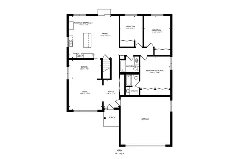 Floorplan - 237 S Radcliffe Ave, Des Plaines, IL 60016 photo 2 of 3