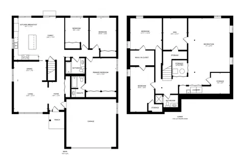 Floorplan - 237 S Radcliffe Ave, Des Plaines, IL 60016 photo 1 of 3