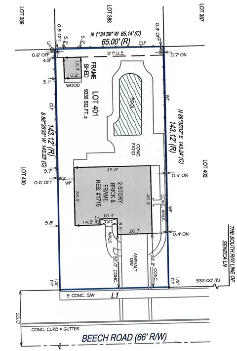 Floorplan - 1716 N Beech Rd, Mount Prospect, IL 60056 photo 1 of 1