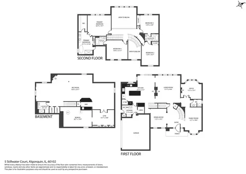Floorplan - 5 Stillwater Ct, Algonquin, IL 60102 photo 1 of 1