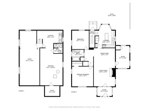 Floorplan - 336 S Wolf Rd, Des Plaines, IL 60016 photo 1 of 3