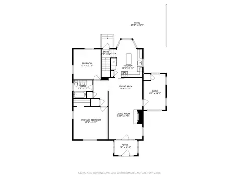 Floorplan - 336 S Wolf Rd, Des Plaines, IL 60016 photo 2 of 3