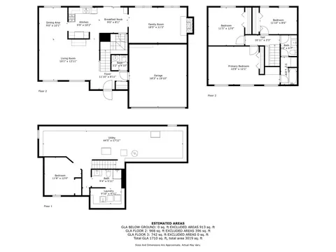 Floorplan - 680 Tennyson Dr, Wheaton, IL 60189 photo 4 of 4