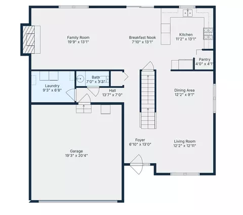 Floorplan - 7509 Rosewind Dr, Plainfield, IL 60586 photo 2 of 4