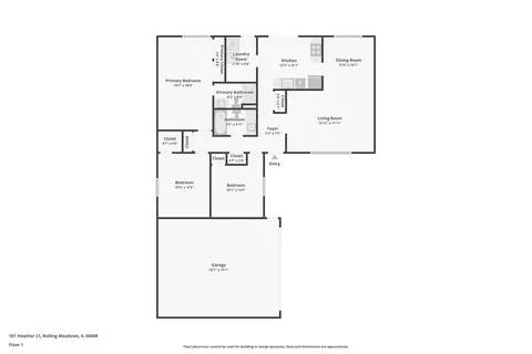 Floorplan - 101 Heather Ct, Rolling Meadows, IL 60008 photo 1 of 1
