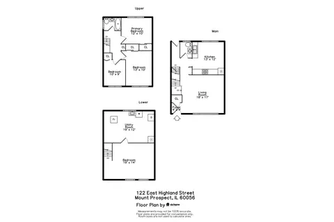 Floorplan - 122 E Highland Ave, Mount Prospect, IL 60056 photo 4 of 4