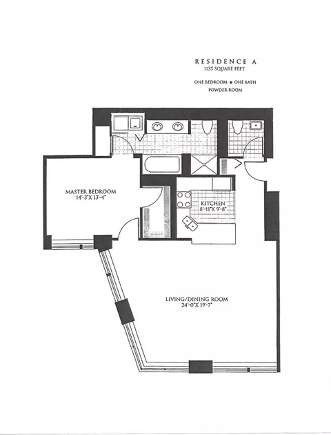 Floorplan - 57 E Delaware Pl #2001, Chicago, IL 60611 photo 1 of 1