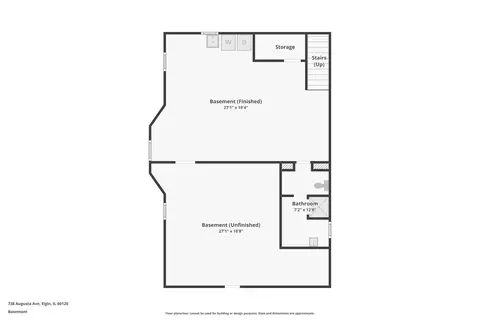 Floorplan - 738 Augusta Ave, Elgin, IL 60120 photo 3 of 4