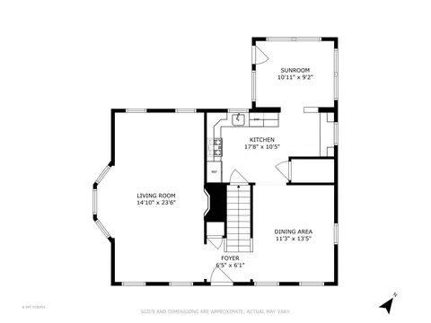 Floorplan - 496 Longcommon Rd, Riverside, IL 60546 photo 1 of 4