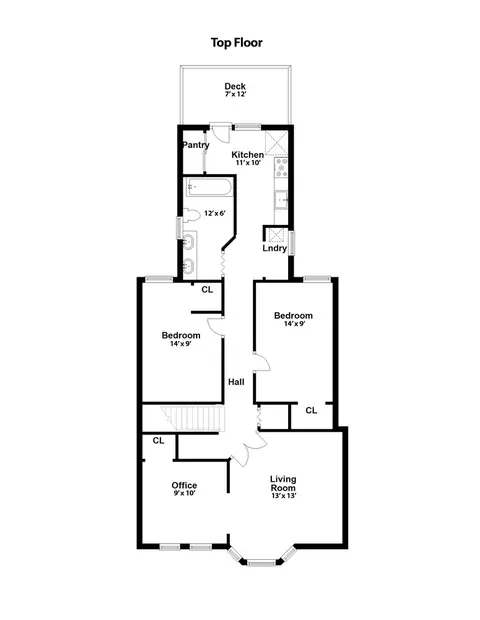 Floorplan - 523 E 41st St, Chicago, IL 60653 photo 3 of 3