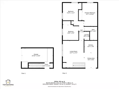 Floorplan - 642 Gray Ct #0, Wheeling, IL 60090 photo 2 of 2
