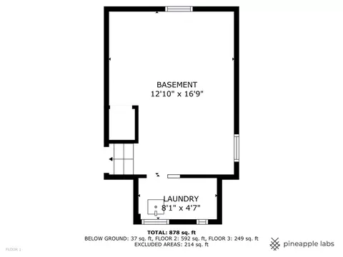 Floorplan - 8639 Plainfield Rd, Lyons, IL 60534 photo 1 of 4