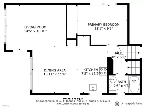 Floorplan - 8639 Plainfield Rd, Lyons, IL 60534 photo 2 of 4