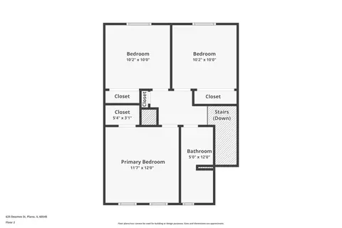 Floorplan - 625 Deames St, Plano, IL 60545 photo 3 of 3