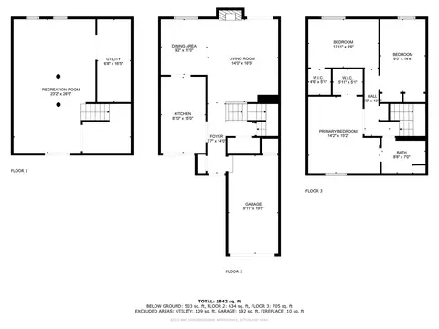 Floorplan - 837 Heatherbrook Ct, Wheaton, IL 60189 photo 1 of 4
