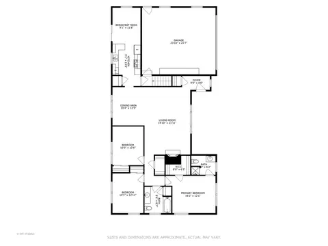 Floorplan - 452 Miller St, Beecher, IL 60401 photo 2 of 3