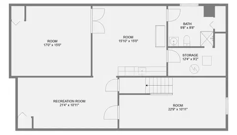Floorplan - 349 Home Ave, Itasca, IL 60143 photo 3 of 3