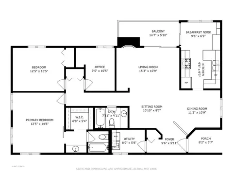 Floorplan - 17 Creekside Cir N #D, Elgin, IL 60123 photo 1 of 1