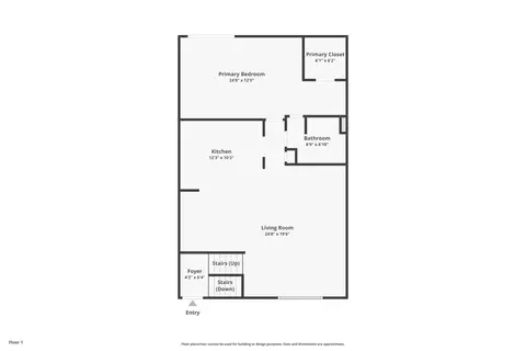 Floorplan - 675 Circle Dr, Roselle, IL 60172 photo 1 of 2