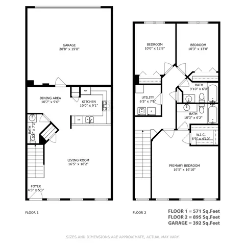 Floorplan - 707 Morris Ct, Lakemoor, IL 60051 photo 1 of 1