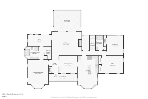 Floorplan - 3560 N Chamlin Dr, Morris, IL 60450 photo 1 of 3