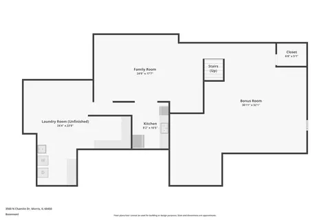 Floorplan - 3560 N Chamlin Dr, Morris, IL 60450 photo 2 of 3