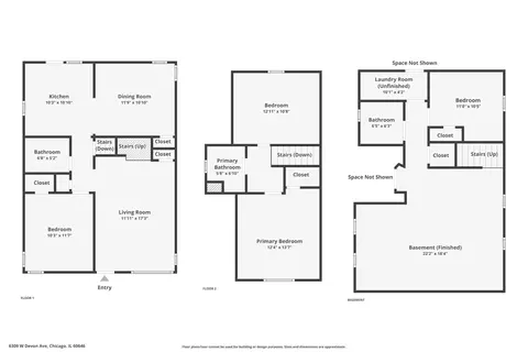 Floorplan - 6309 W Devon Ave, Chicago, IL 60646 photo 4 of 4