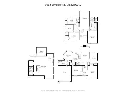 Floorplan - 1002 Elmdale Rd, Glenview, IL 60025 photo 1 of 4