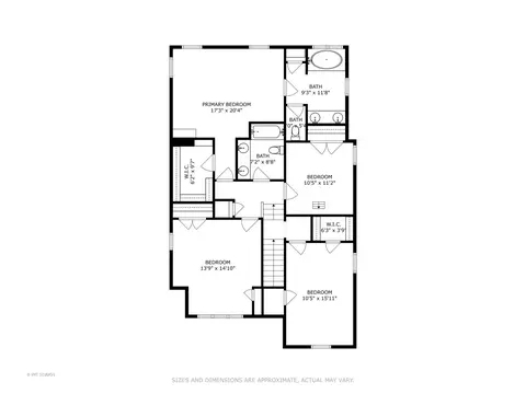 Floorplan - 720 Beaver Rd, Glenview, IL 60025 photo 3 of 5