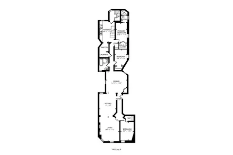 Floorplan - 72 Elm St #5, Chicago, IL 60611 photo 1 of 1