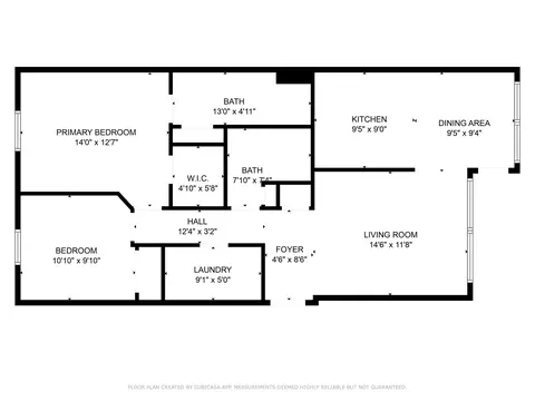 Floorplan - 1022 Chaucer Ct #B, Elgin, IL 60120 photo 1 of 1