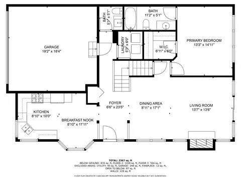 Floorplan - 991 Willow St, Itasca, IL 60143 photo 1 of 4