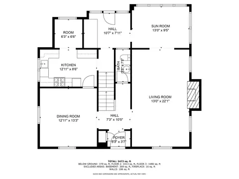 Floorplan - 454 Drexel Ave, Glencoe, IL 60022 photo 1 of 4