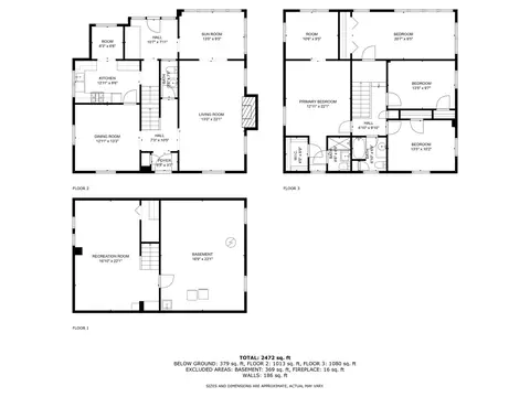 Floorplan - 454 Drexel Ave, Glencoe, IL 60022 photo 2 of 4