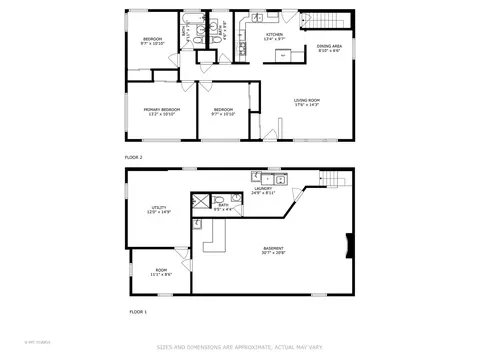 Floorplan - 135 Flora Ave, Glenview, IL 60025 photo 1 of 3