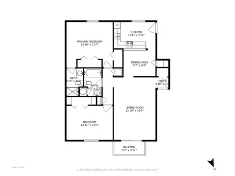 Floorplan - 1430 Lehigh Ave #B2, Glenview, IL 60026 photo 1 of 1