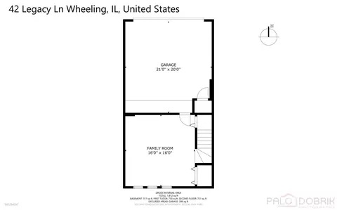 Floorplan - 42 Legacy Ln, Wheeling, IL 60090 photo 4 of 4