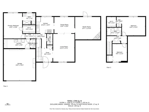 Floorplan - 1075 Creekside Dr, Wheaton, IL 60189 photo 3 of 3